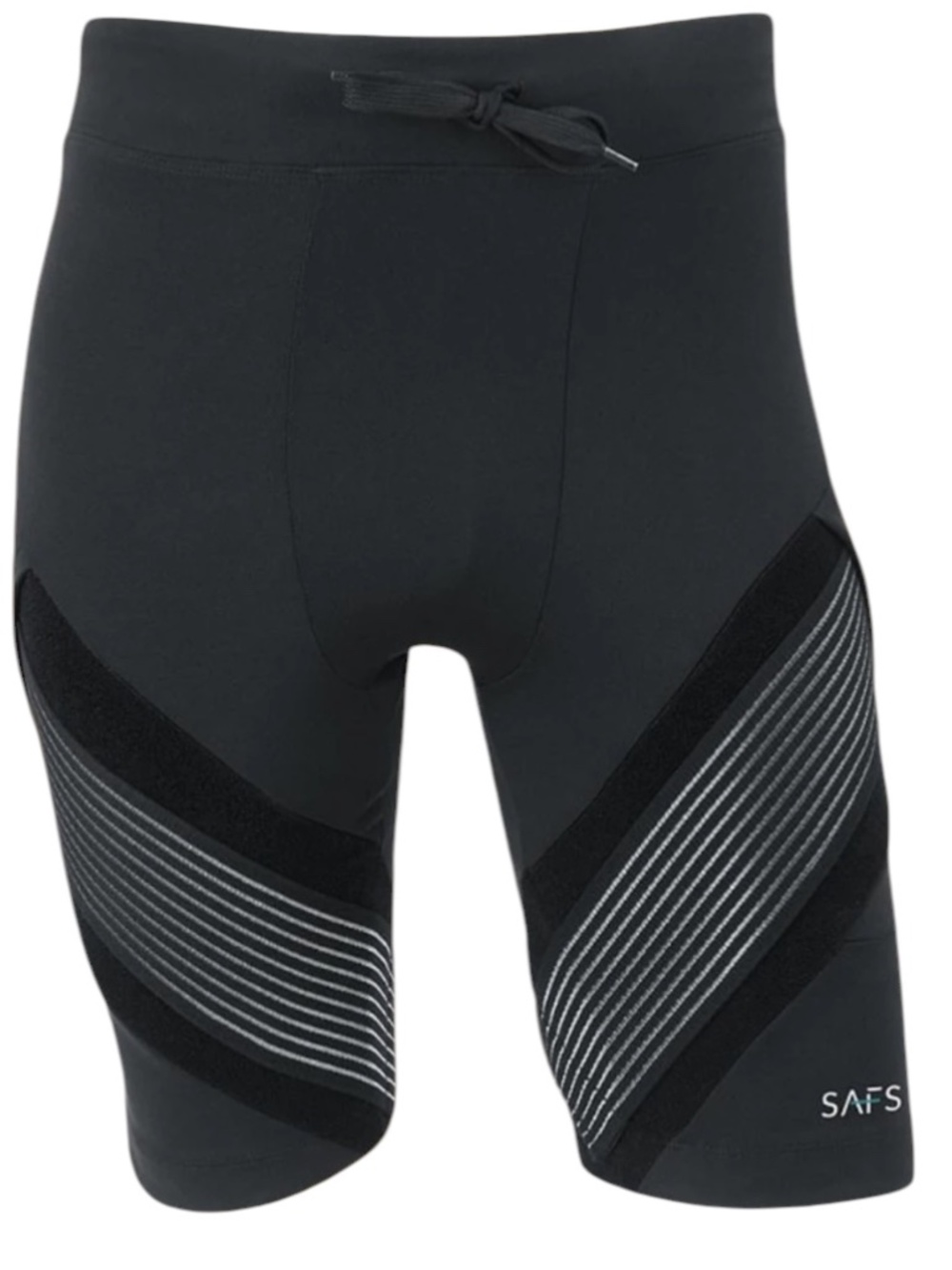 SAFS Compression Shorts Coretech Mens 2XL Black 20% Spandex EUC